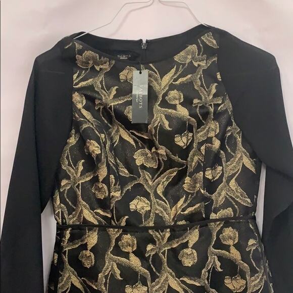 NWT TALBOTS SHEER LONG SLEEVE DRESS SIZE 4 - Picture 3 of 11